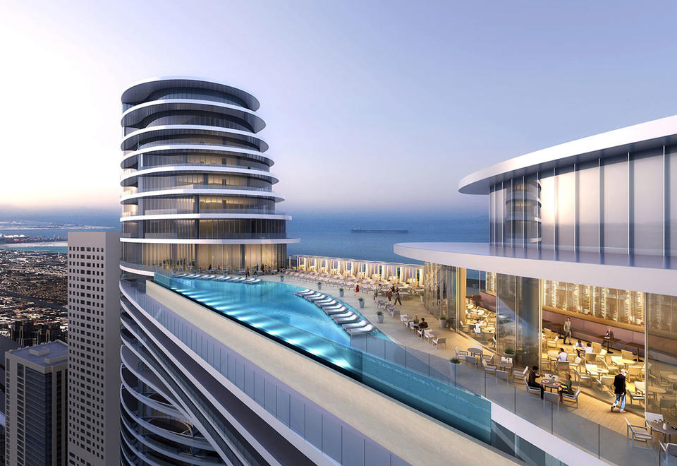 The Highest Infinity Pool in Downtown Dubai: A Vertical Oasis