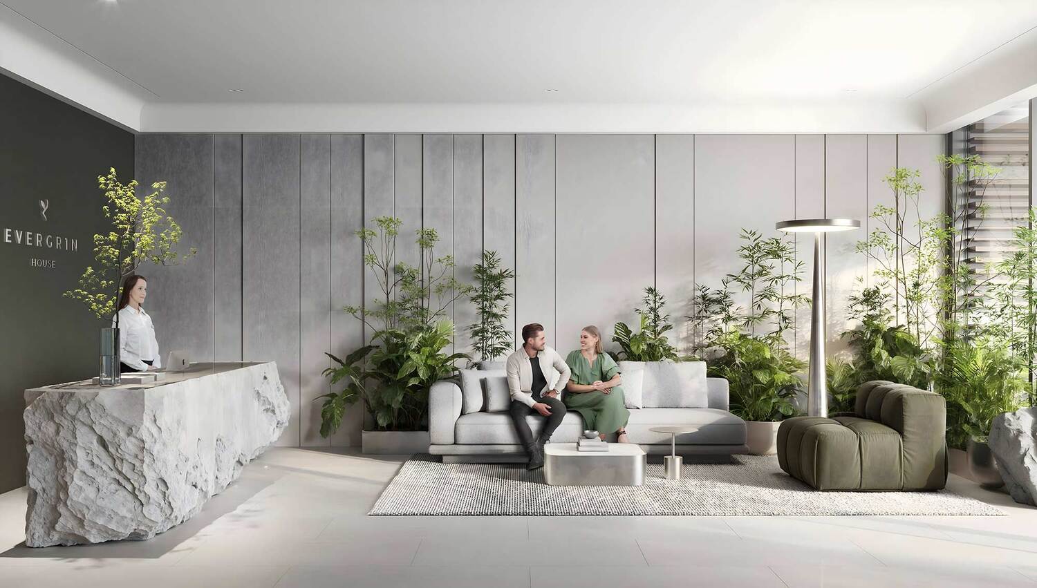 EVERGR1N HOUSE by Object 1 in Jumeirah Garden City