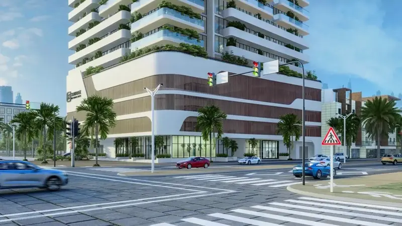 SquareX One by Tasmeer Indigo Properties at JVC