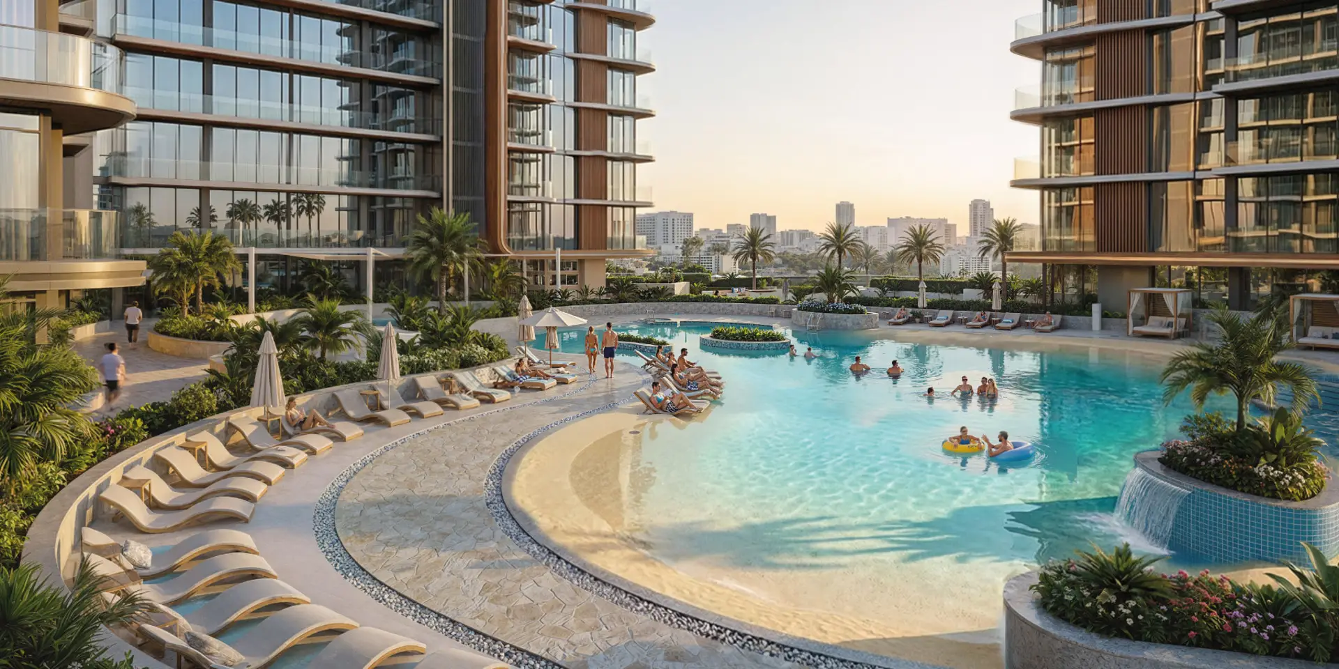 Azizi Jaddaf Beach Oasis in Al Jaddaf